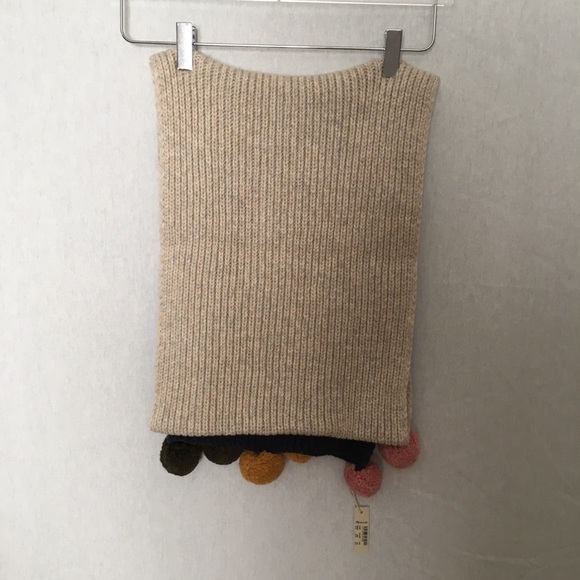Madewell Striped Pom-Pom Scarf - Picture 4 of 5